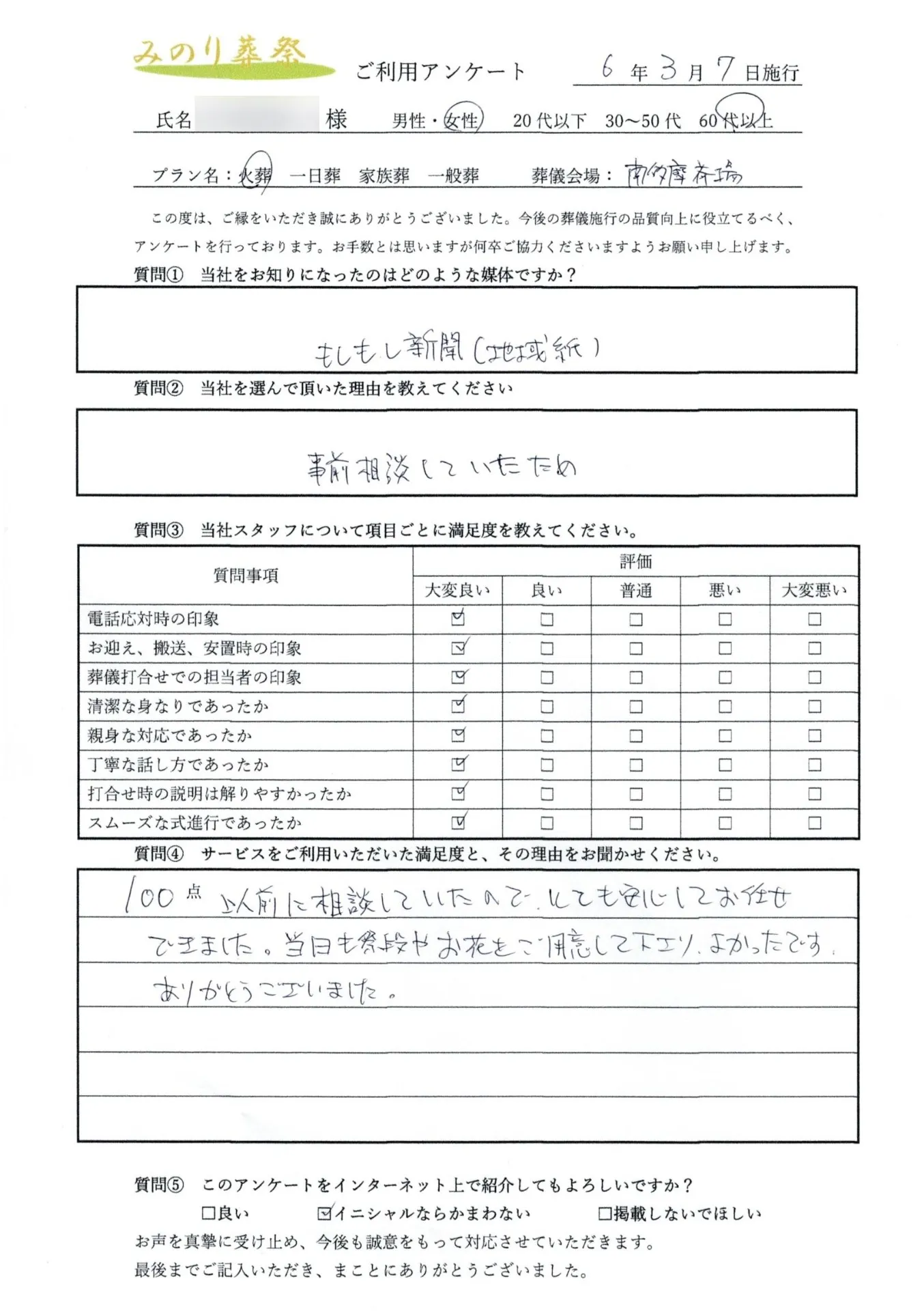 多摩市Ｇ様