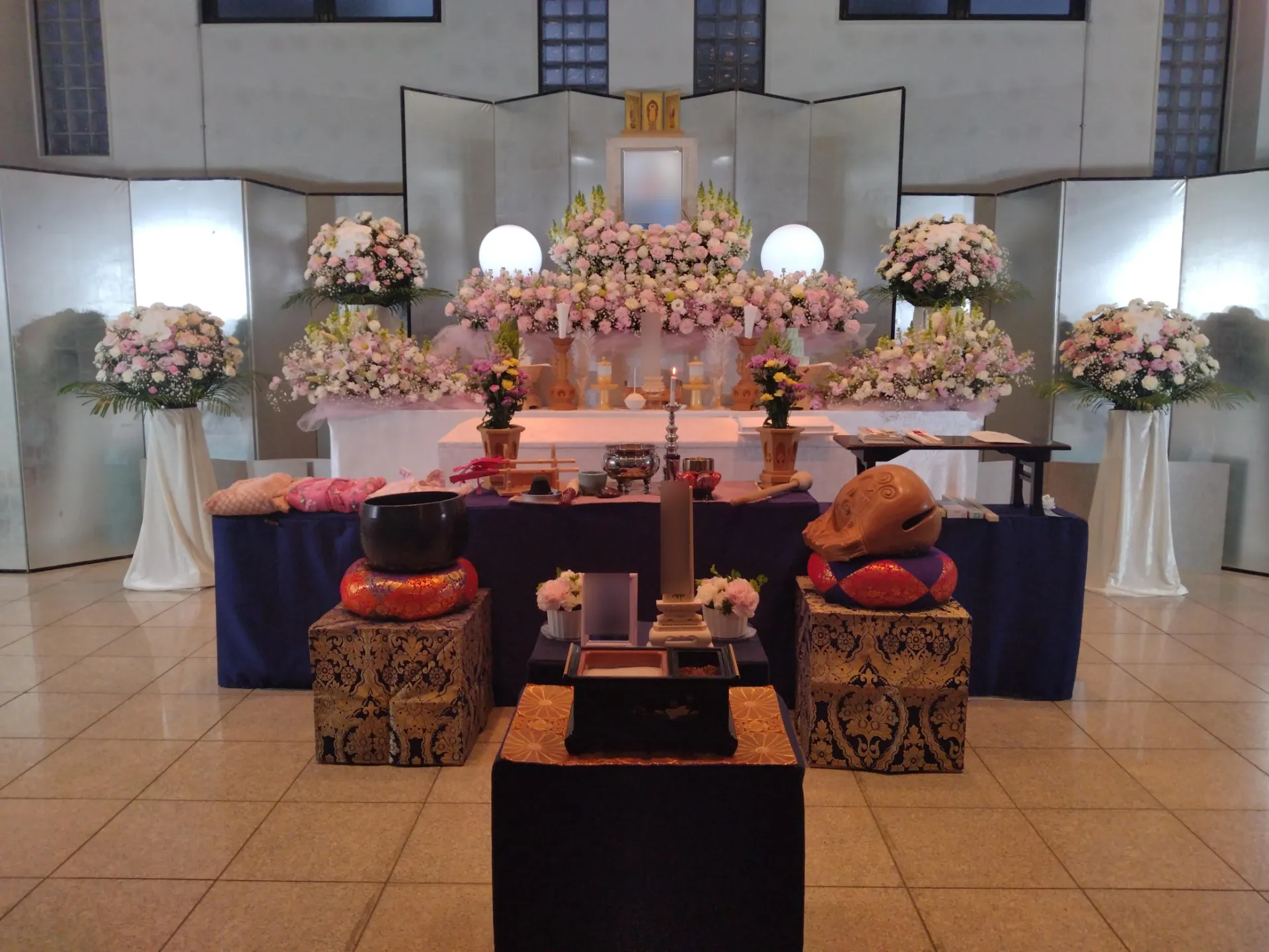 川崎市宮前区、大蓮寺照曜会館にて家族2名での家族葬