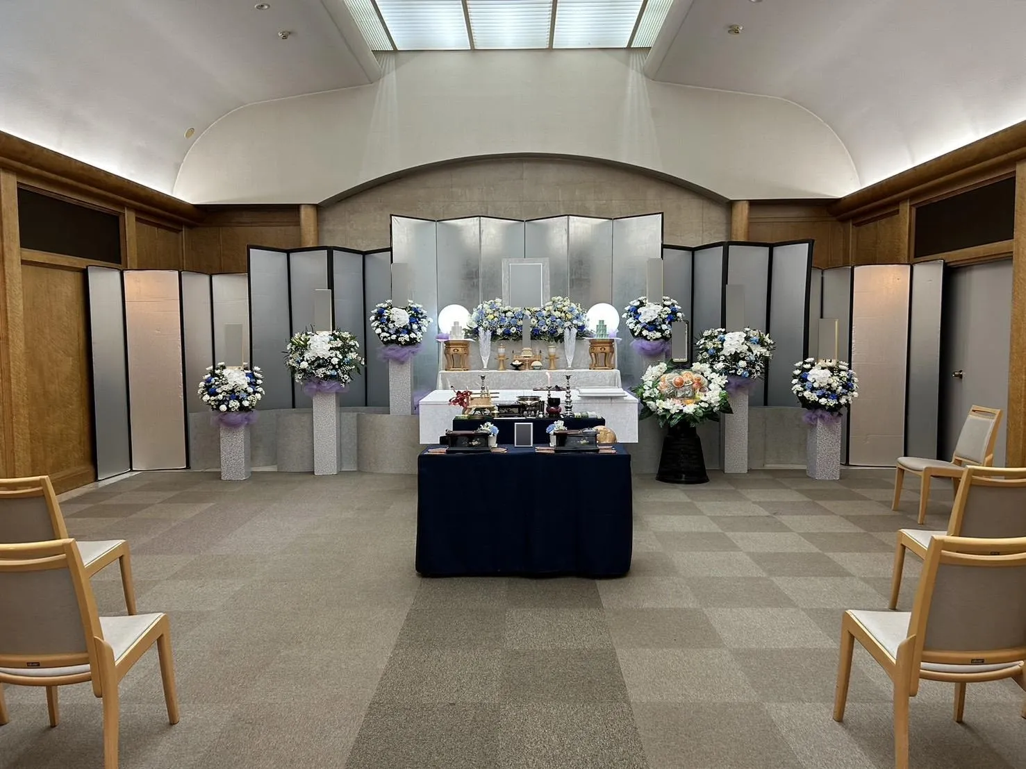 相模原市中央区、相模原市営斎場にて家族親族20名での家族葬