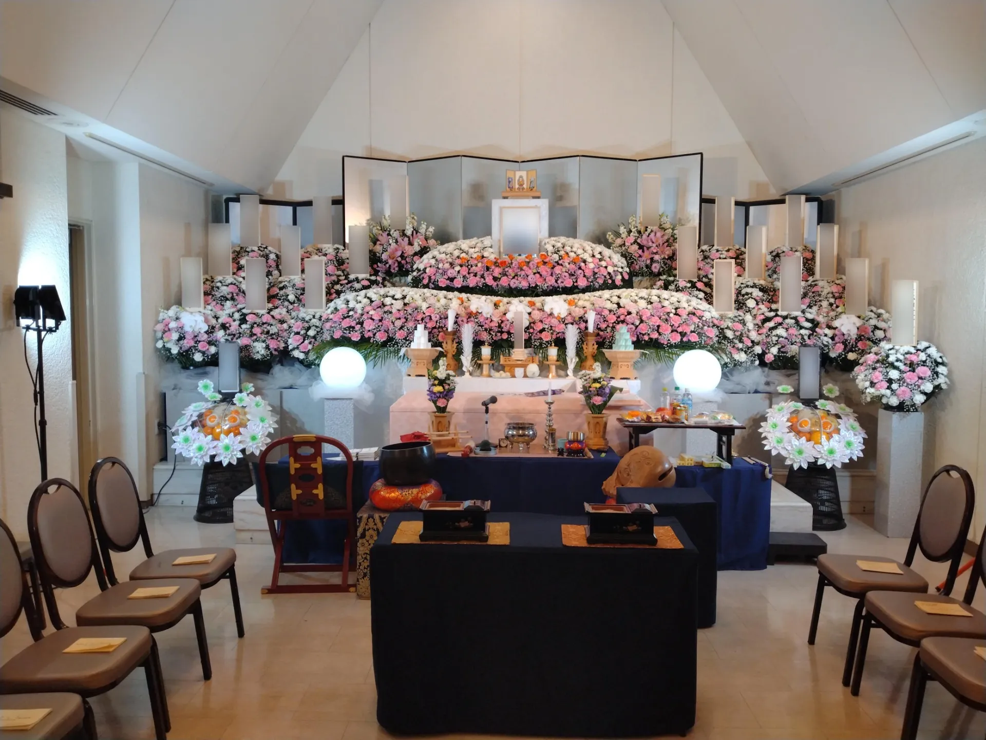 川崎市高津区S様、かわさき北部斎苑第二式場にて家族親族約20名での家族葬