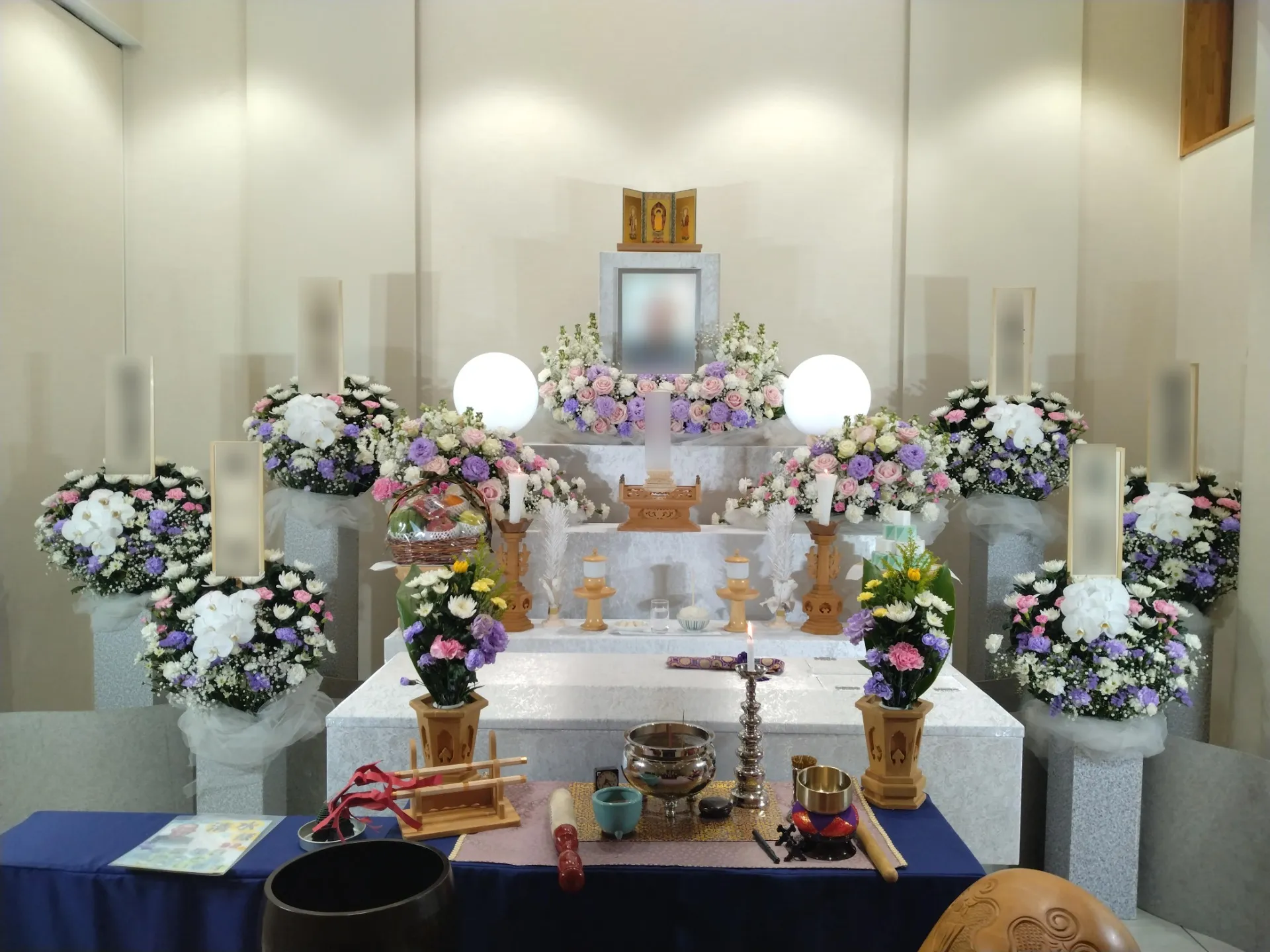 川崎市宮前区S様、かわさき北部斎苑第三式場Bにて家族6名での家族葬