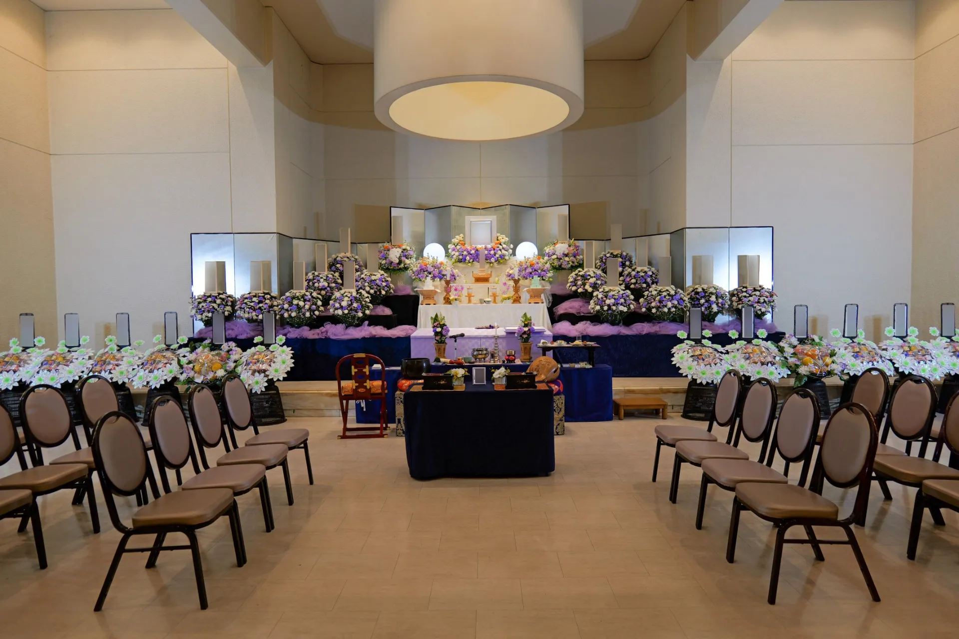 川崎市多摩区N様、かわさき北部斎苑第一式場にて家族親族約30名での家族葬