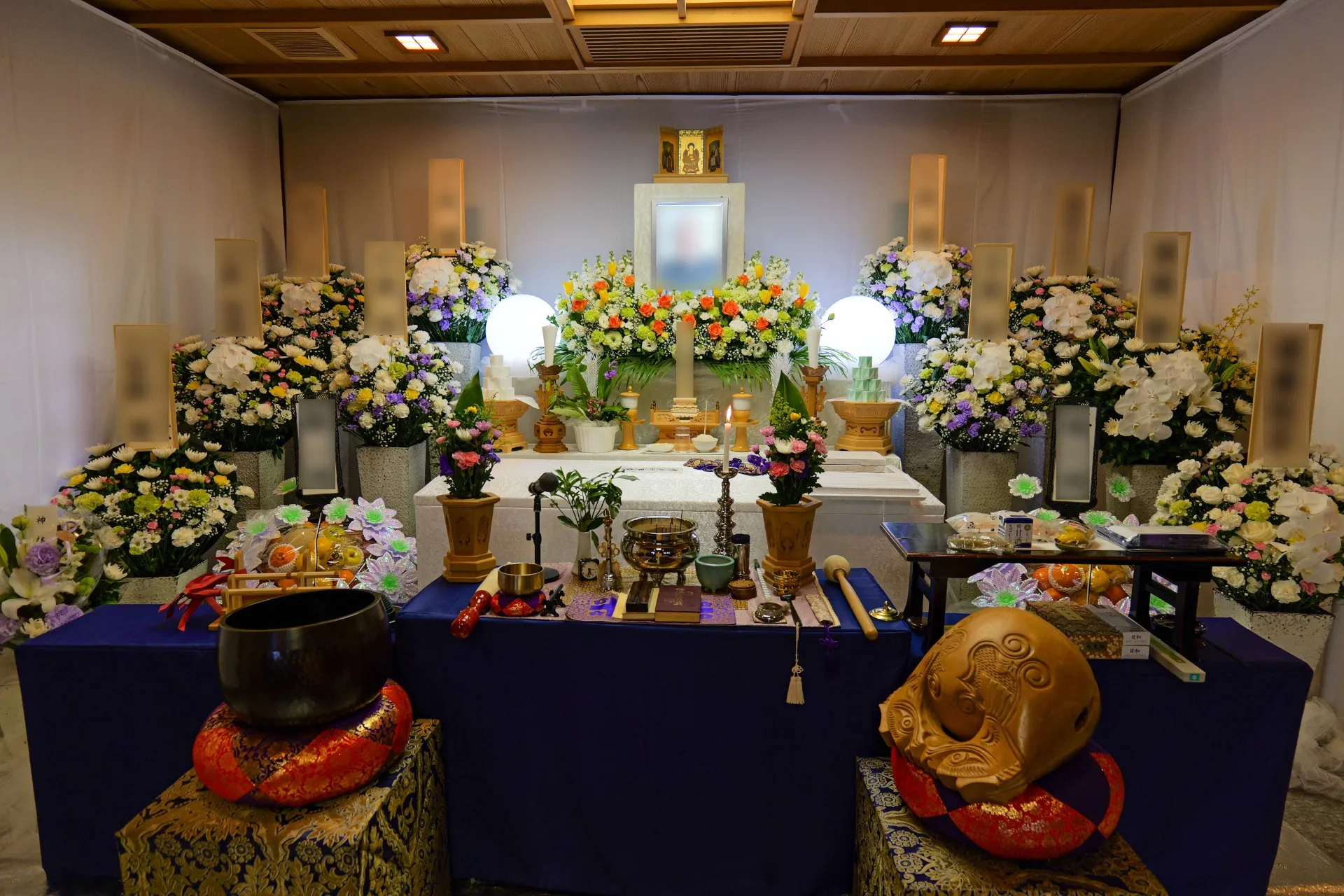 川崎市宮前区K様、圓福寺　青龍殿にて家族親族約20名での家族葬