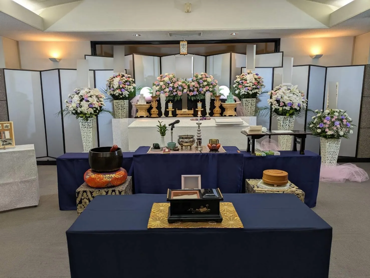 町田市S様、南多摩斎場にて家族4名での家族葬