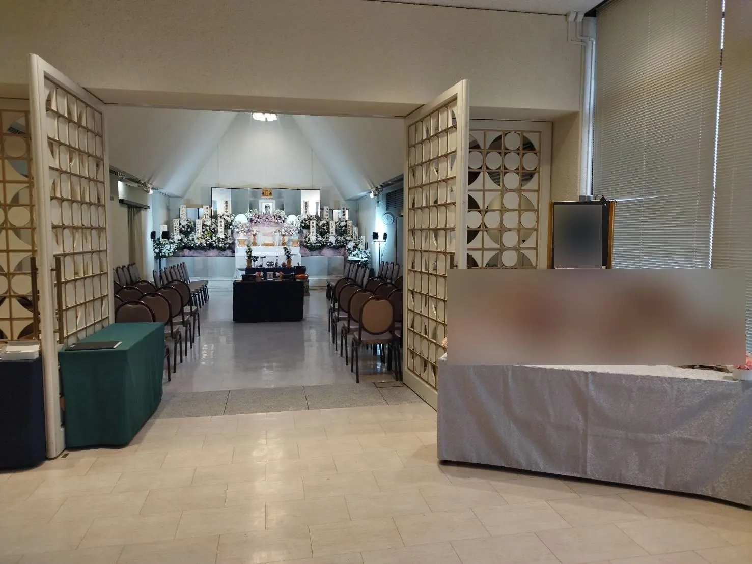 川崎市宮前区K様、かわさき北部斎苑第二式場にて総勢約100名での一般葬