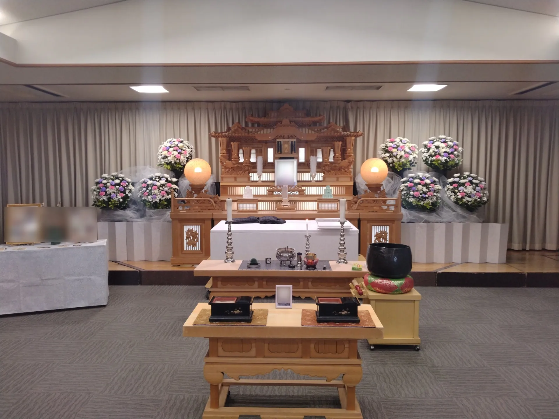 町田市A様、南多摩斎場にて家族8名での家族葬（一日葬）