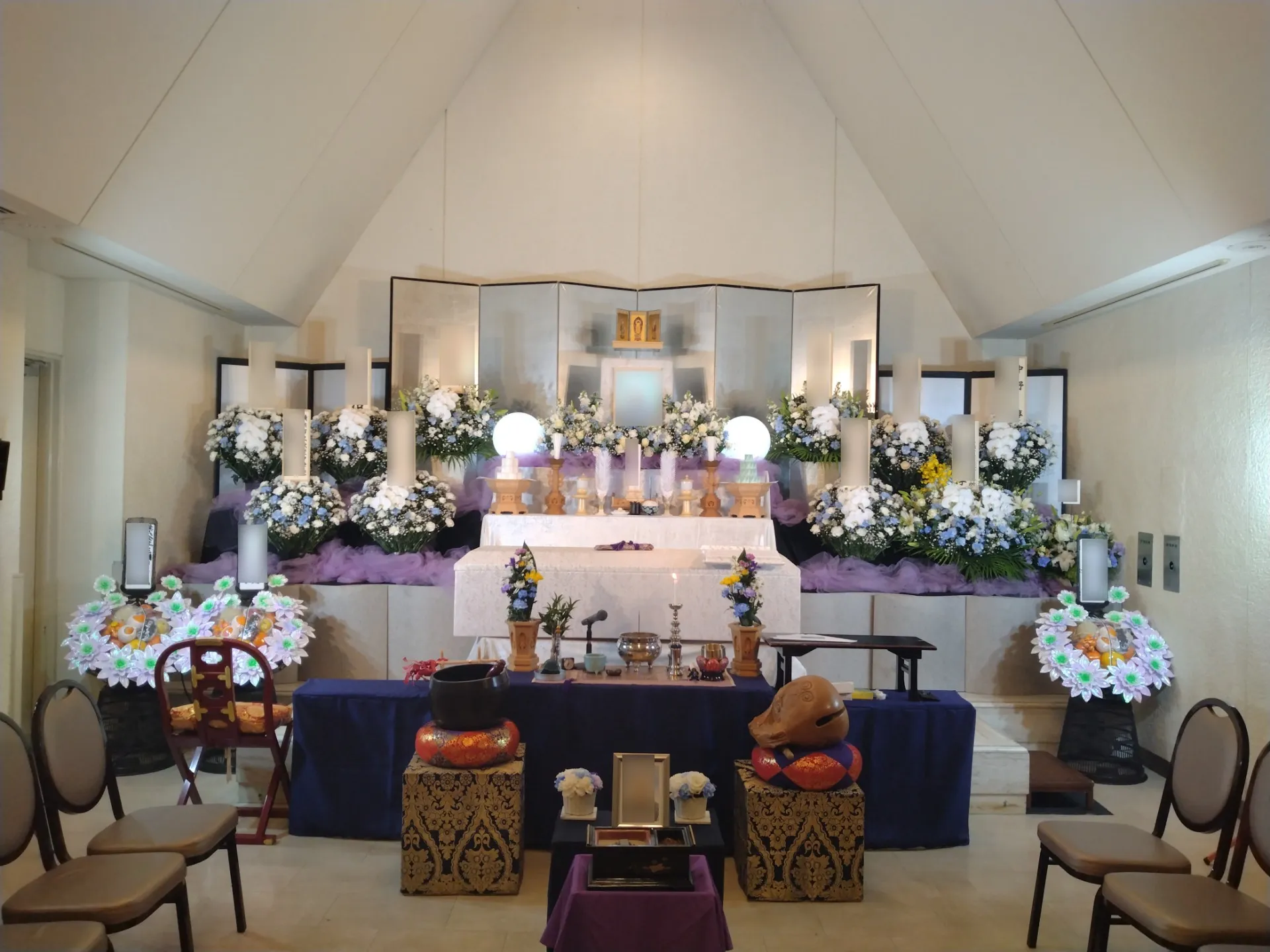 川崎市高津区K様、かわさき北部斎苑第二式場にて家族親族約20名での家族葬