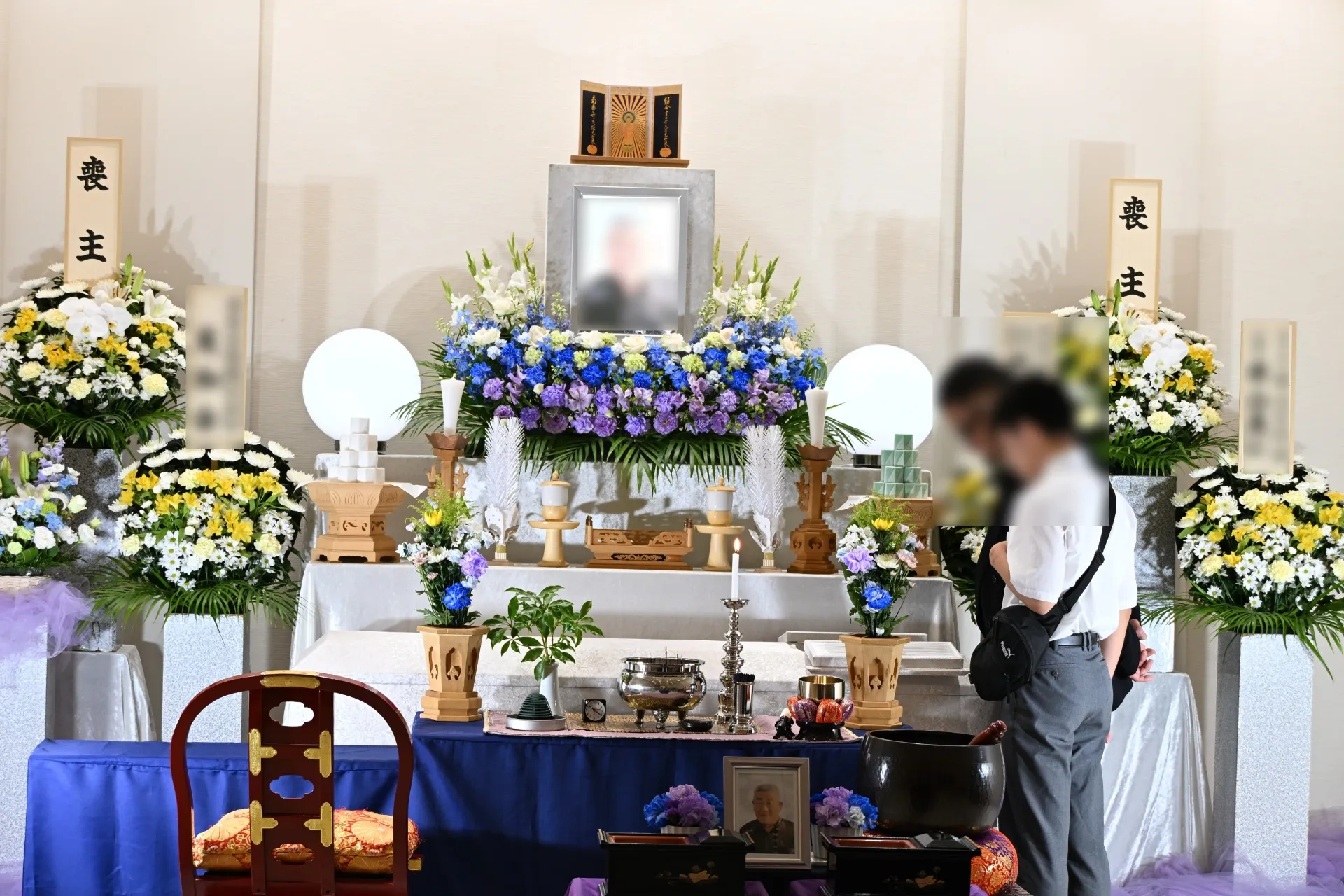 川崎市高津区K様、川崎市北部斎苑第三式場Aにて家族13名での家族葬(一日葬)
