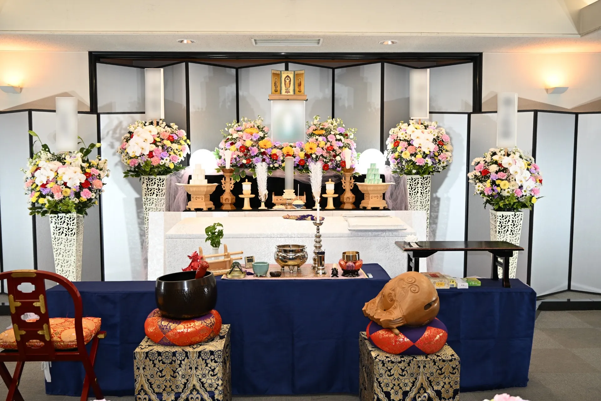東京都町田市K様、寿量寺様 安心殿での家族12名での家族葬（一日葬）