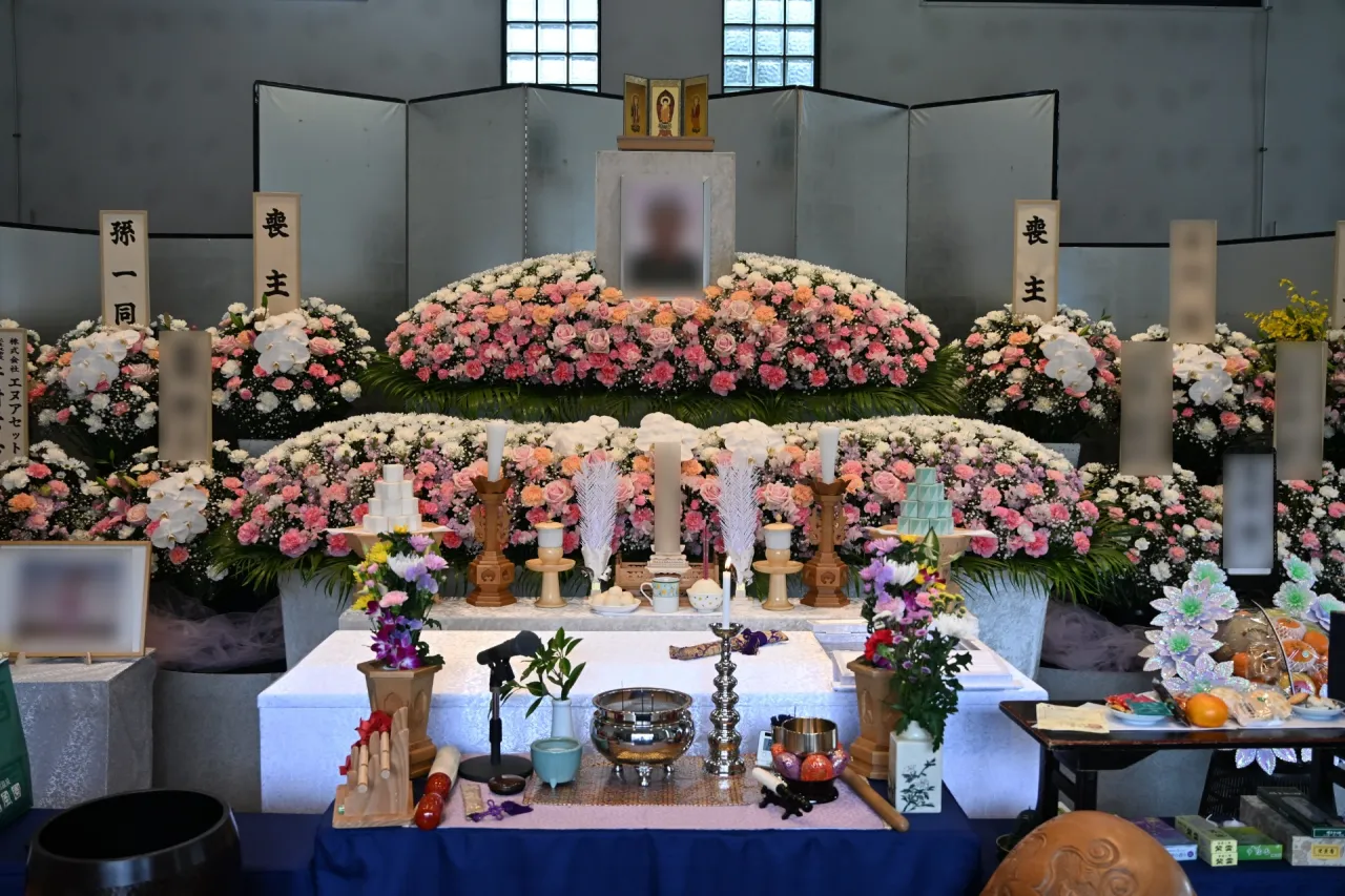 川崎市高津区Y様、大蓮寺様 照曜会館にて総勢100名での一般葬