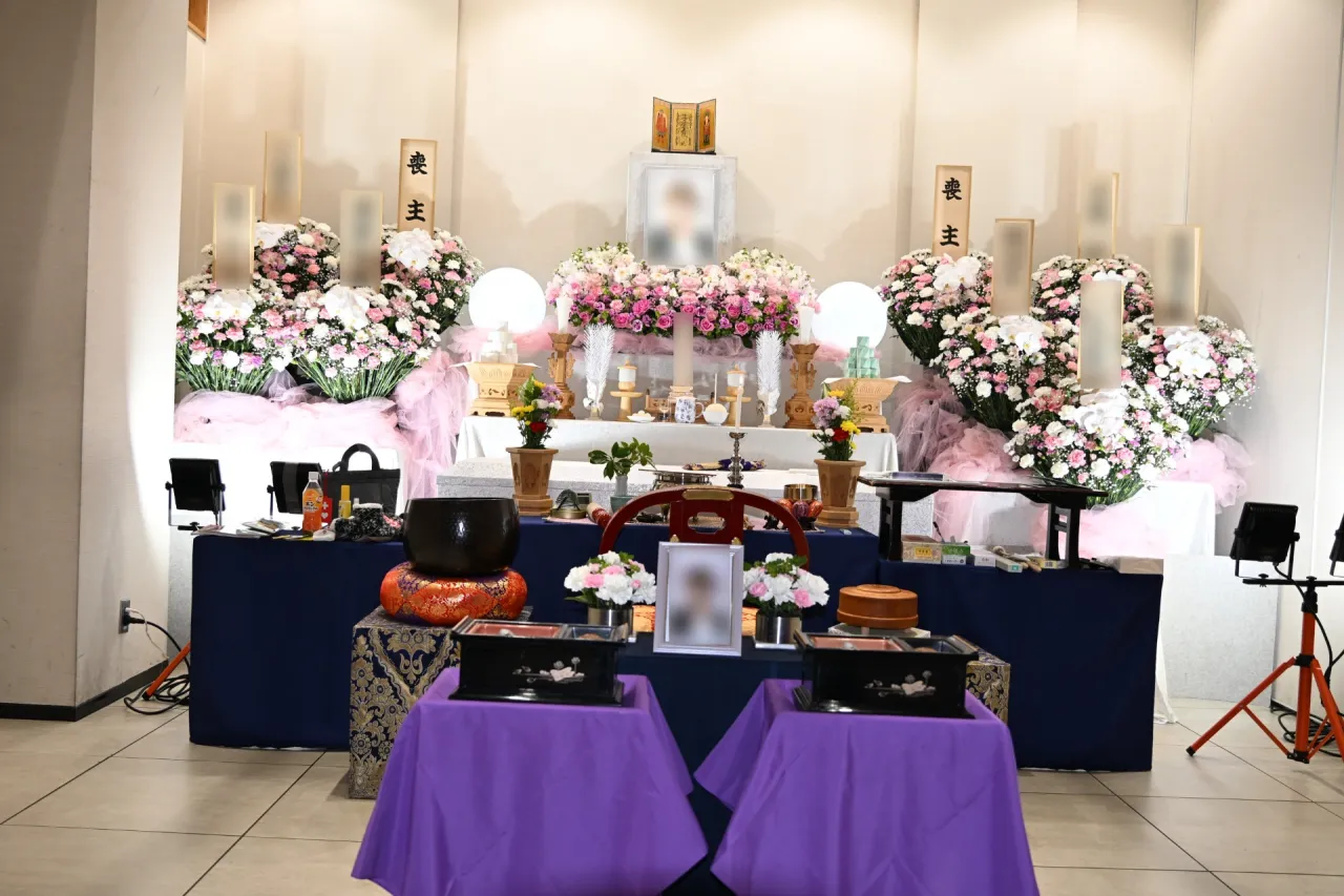 川崎市宮前区O様、かわさき北部斎苑第三式場Aにて総勢15名での家族葬（一日葬）